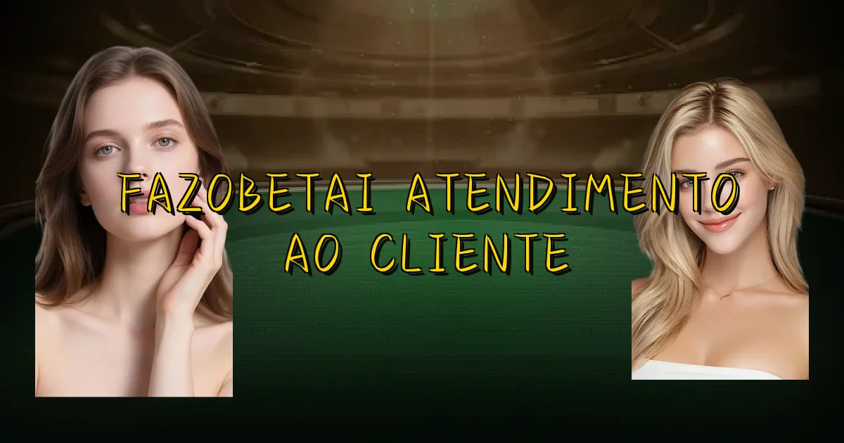 Fazobetai Atendimento Ao Cliente Oficial