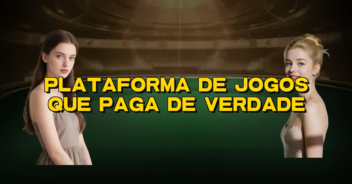 Plataforma De Jogos Que Paga De Verdade Oficial