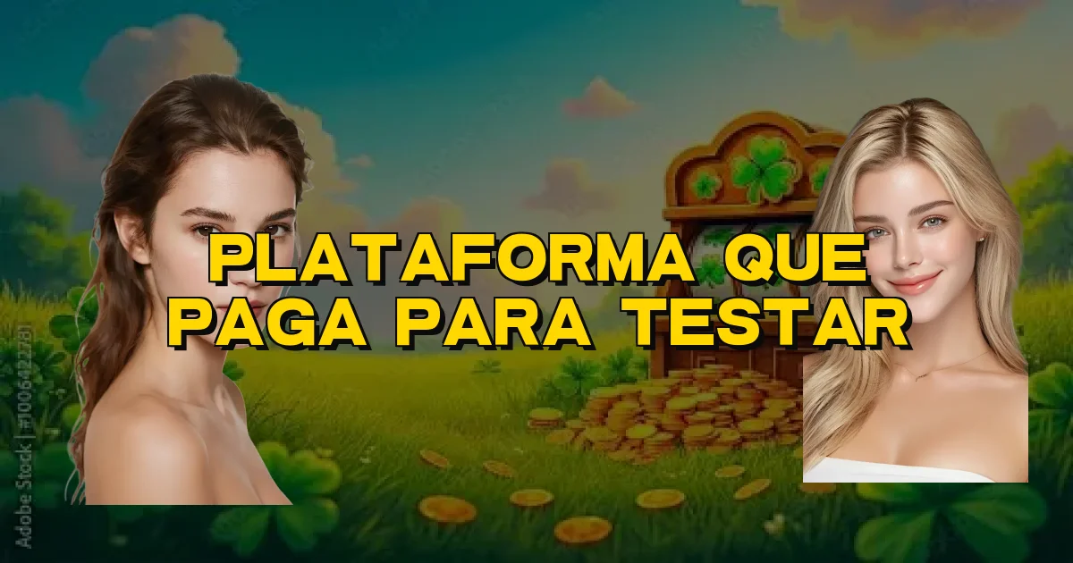Plataforma Que Paga Para Testar Oficial