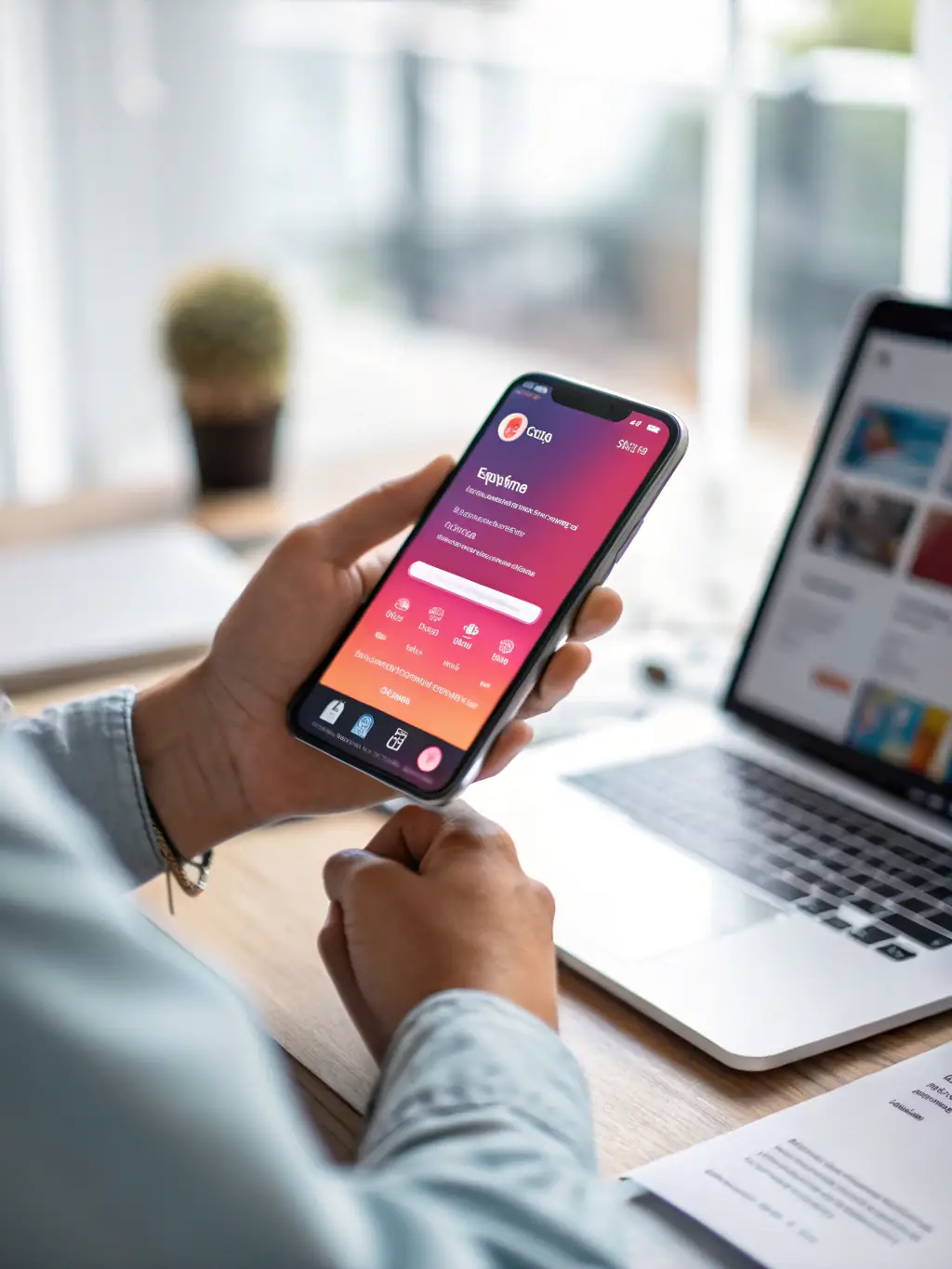 A high-resolution still from a scene in 'The Last Horizon' displayed on a mobile device, showcasing the app's high-quality streaming capability.