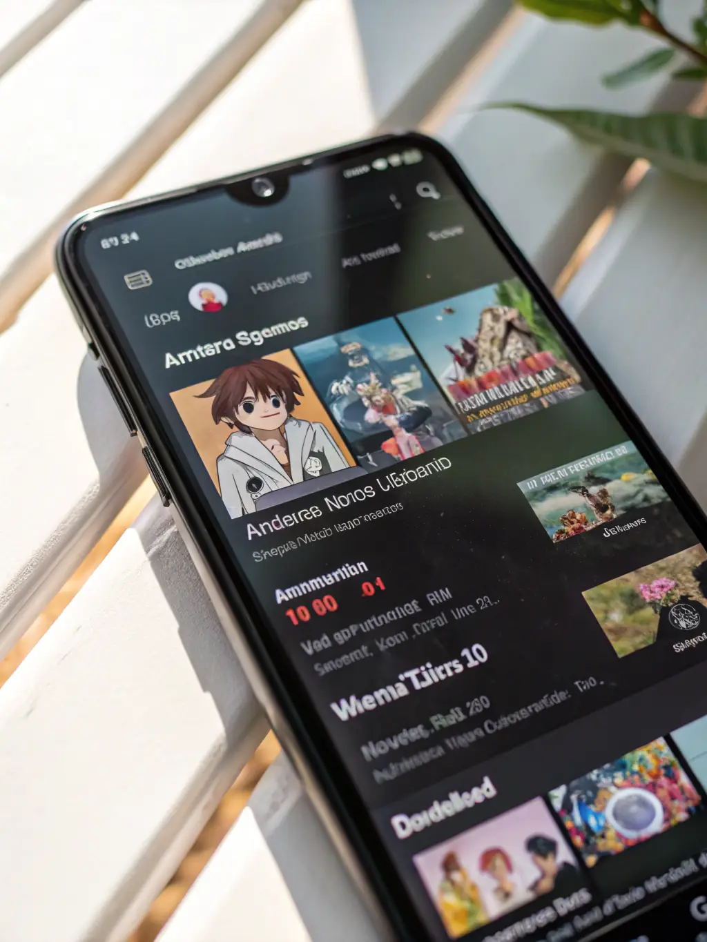 A screenshot of the xxxmovies app interface showing a downloaded episode of 'Echoes of Silence', emphasizing the offline viewing feature.